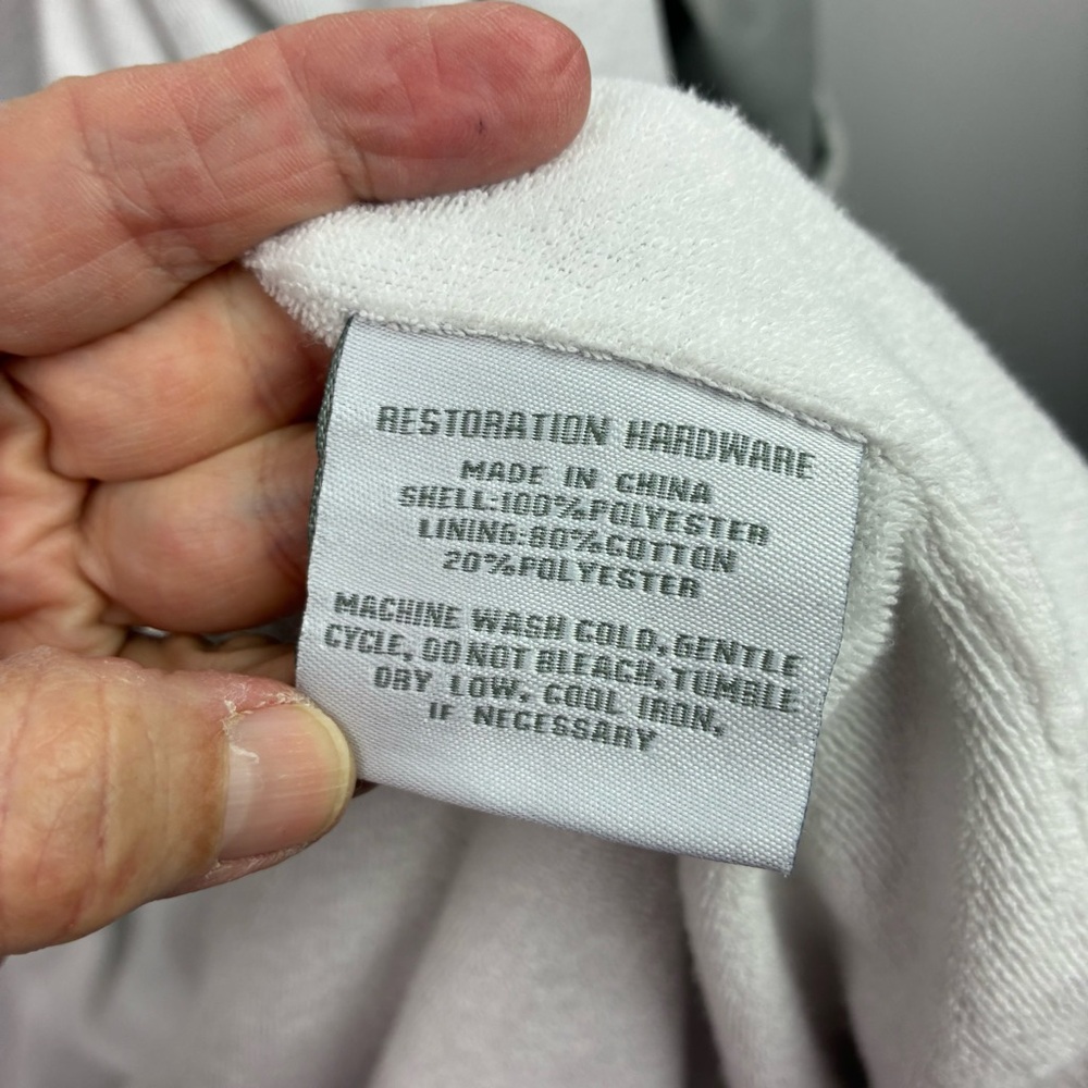 Restoration Hardware Long Gray Robe - Picture 10 of 10